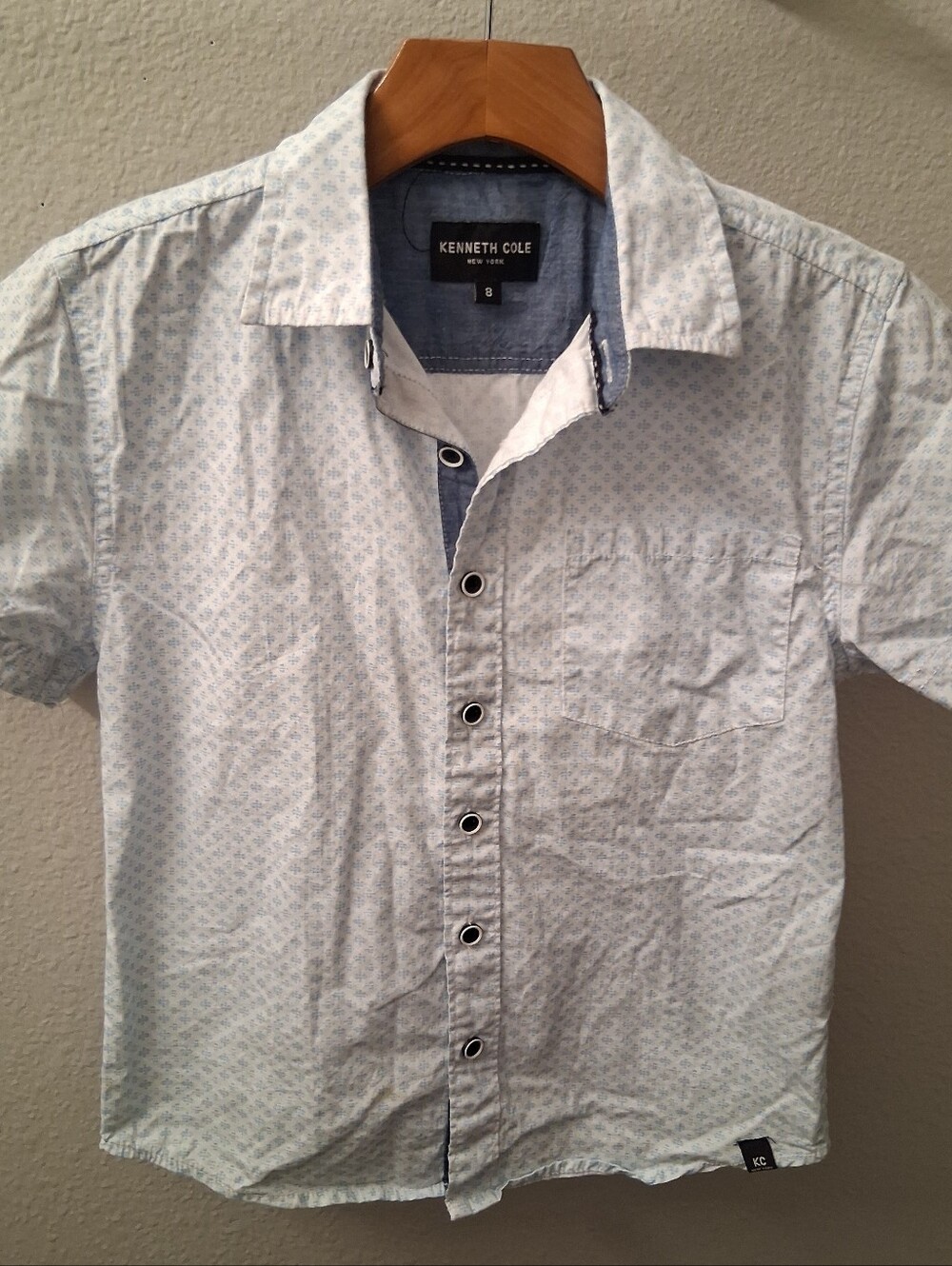 Boys Kenneth Cole Button Down Size 8